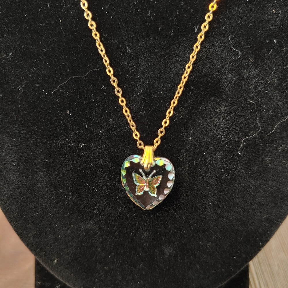 Holographic Butterfly Necklace